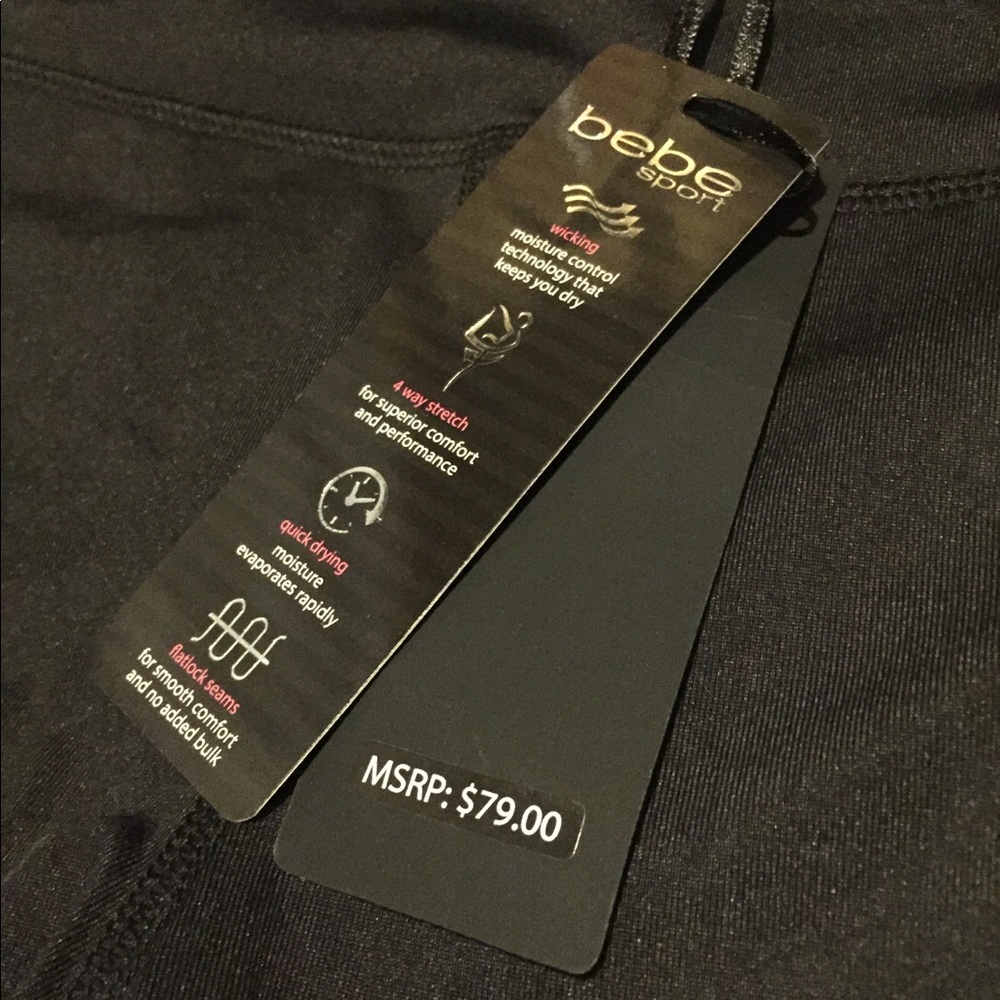NWT BEBE Sport Leggings - Picture 5 of 9